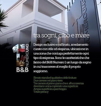 B&B Numero Uno Bisceglie Zewnętrze zdjęcie